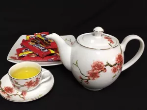 Bộ trà 0.8L - Camellia - Sắc Xuân