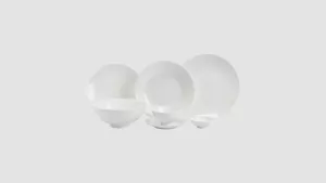 Bộ đồ ăn Daisy trắng 24sp