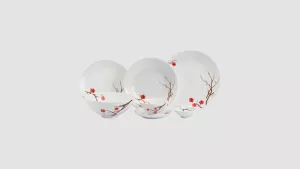Bộ đồ ăn Hồng Mai 24sp