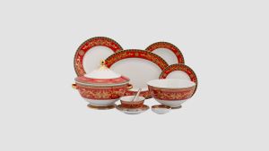 Bộ đồ ăn 10 người 49 sản phẩm - Hoàng Cung - Quốc Sắc