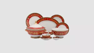 Bộ đồ ăn 10 người 49 sản phẩm - Hoàng Cung - Quốc Sắc