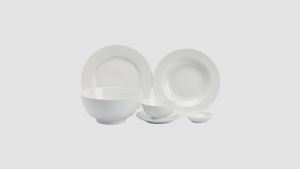 Bộ đồ ăn 10 người 36 sản phẩm - Jasmine - Trắng
