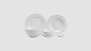 Bộ đồ ăn 10 người 36 sản phẩm - Jasmine - Trắng