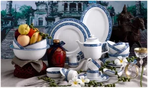 Bộ đồ ăn 10 người 36 sản phẩm - Jasmine - Chim Lạc