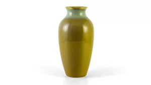 Bình hoa hỏa biến 27cm - Xanh vân ngọc 5