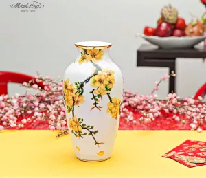 Bình hoa 27cm - Hoa Mai Vàng