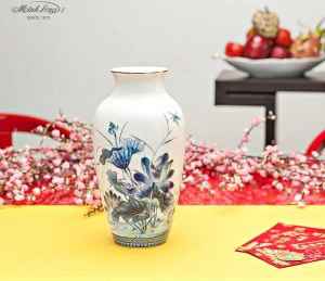 Bình hoa 27cm - Sen Vàng