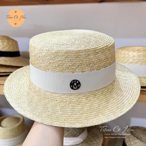 Mũ cói gaucho đi biển chữ M