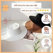 Mũ gaucho dạ cao cấp vành 9cm