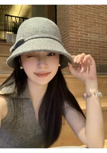 Mũ bucket nơ nhỏ gập được