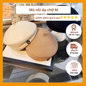 Mũ nồi dạ chữ M