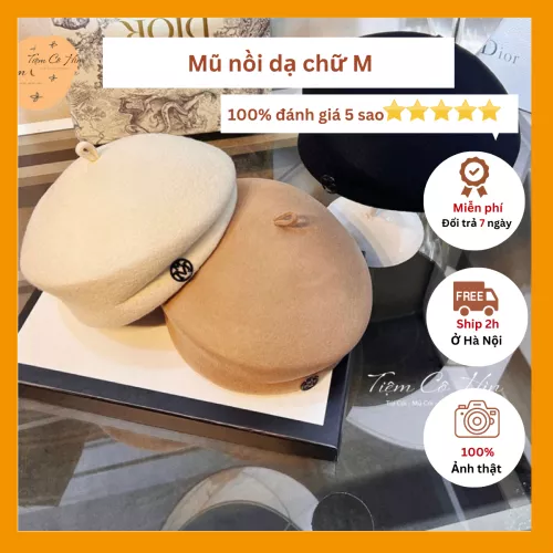 Mũ nồi dạ chữ M
