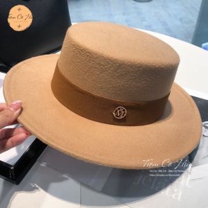 Mũ gaucho dạ cao cấp chữ M