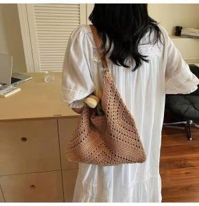 Túi đi biển cotton gập được