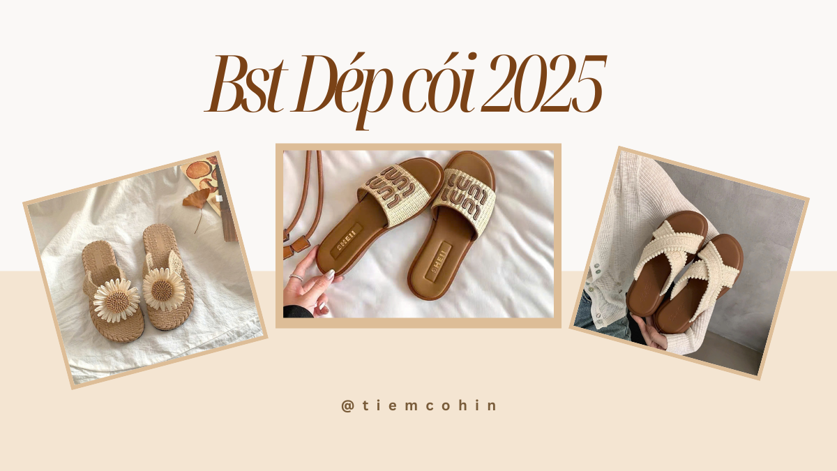 BST Dép đi biển, dép cói 2025