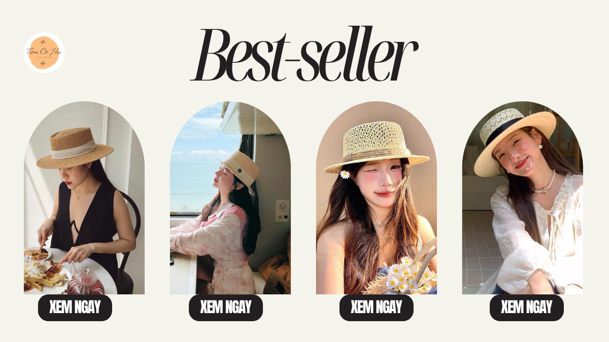 Các mũ cói đi biển hot nhất năm 2026