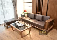 7 Mẫu Sofa Gỗ Cho Phòng Khách Nhỏ, Thiết Kế Đơn Giản, Hiện Đại