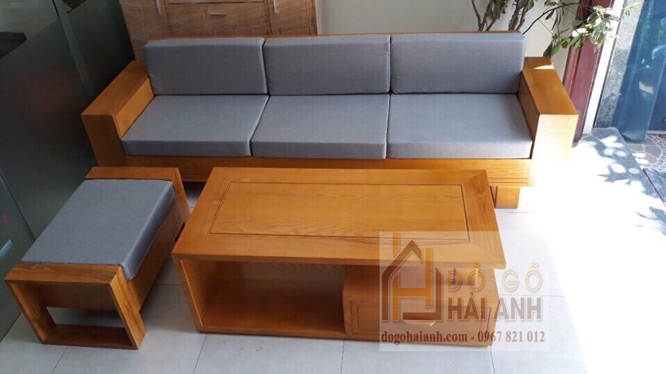 Sofa Văng Gỗ Sồi SV-02 full