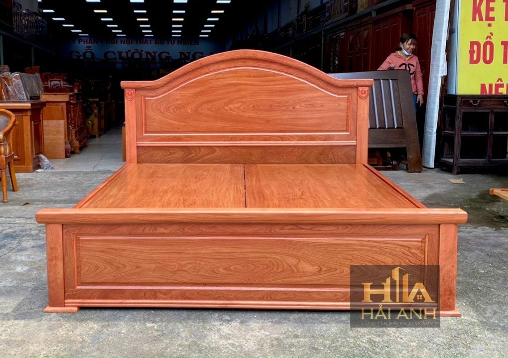 Giường hương đá kiểu vòm