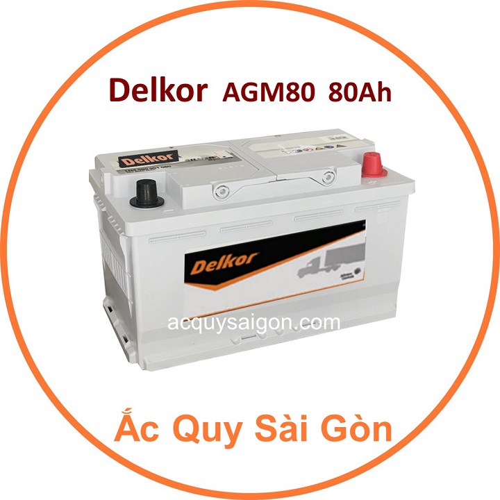 Nhà Phân Phối Ắc Quy Sài Gòn | Chuyên cung cấp và lắp đặt tận nơi ắc quy ô tô Delkor AGM80 80Ah giá rẻ, cạnh tranh tại thành phố Hồ Chí Minh. Tư vấn tận tâm, uy tín.