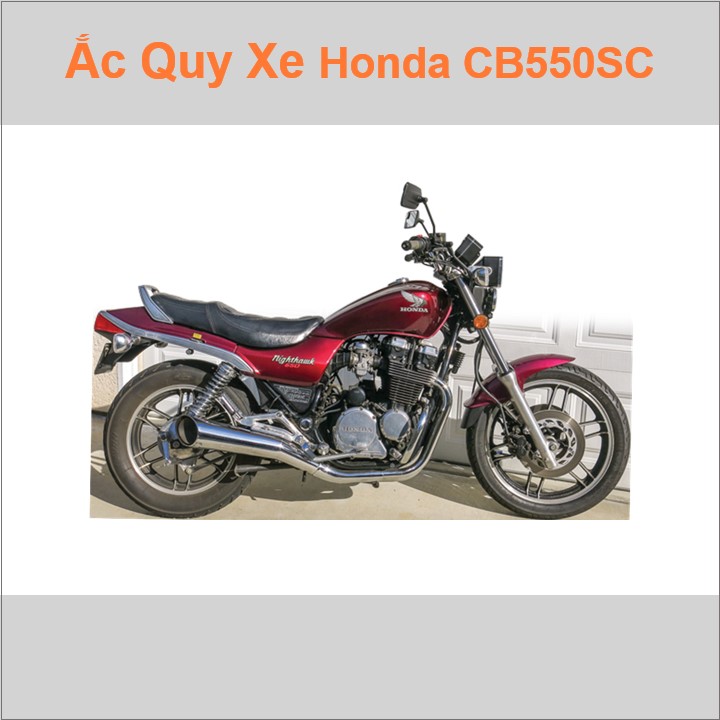 Bình acquy moto cho xe pkl Honda CB 500 Four / CB 550K / CB 550F / CB 550SC Nighthawk (1971-1984) 12Ah ắc quy nước YB12A-A Có thể thay bình khô 12V 14Ah mã YB14L-BS Bình ắc quy xe mô tô phân khối lớn Honda CB500 CB550 có kích thước khoảng Dài 13cm * Rộng 8.8cm * Cao 16cm chất lượng tốt nhất giá rẻ