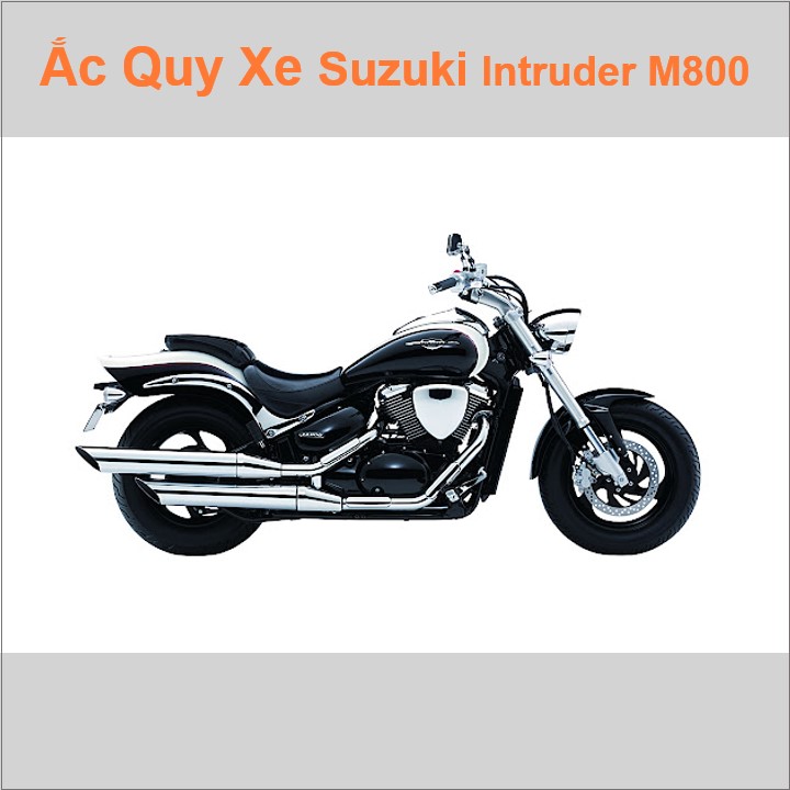 Bình acquy moto cho xe pkl Suzuki VZ 800 / Boulevard M50 / Intruder M800 có công suất tầm 10Ah, 12Ah (10h) với các mã bình ắc quy phổ biến như YTX12-BS Bình ắc quy xe mô tô phân khối lớn Suzuki VZ800 có kích thước khoảng Dài 15cm * Rộng 8.7cm * Cao 13cm chất lượng tốt nhất với giá rẻ