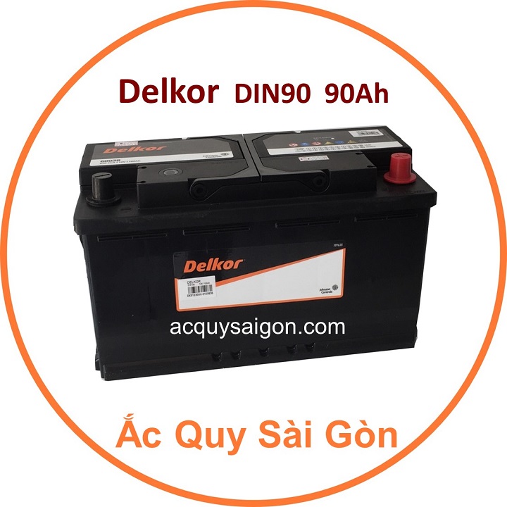 Nhà Phân Phối Ắc Quy Sài Gòn | Chuyên cung cấp và lắp đặt tận nơi ắc quy ô tô Delkor Din90 90Ah giá rẻ, cạnh tranh tại thành phố Hồ Chí Minh. Tư vấn tận tâm, uy tín.