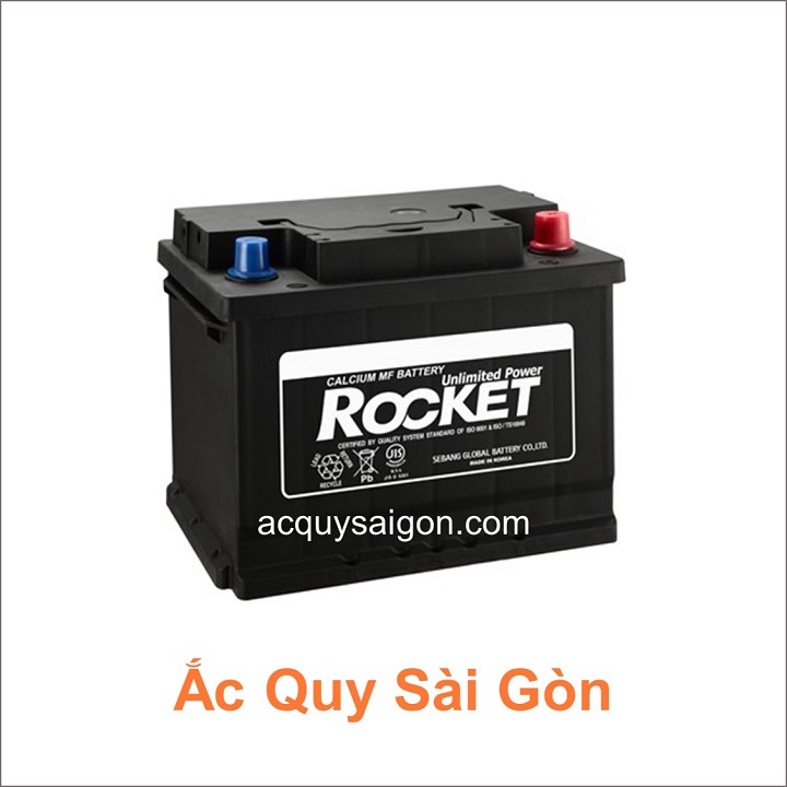 Ắc quy Rocket 12V 62Ah Din62 (56219)