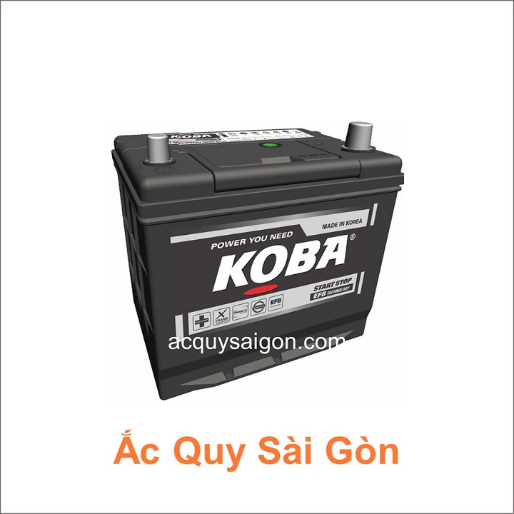 Ắc quy Koba 12V 65Ah Q85/90D23L