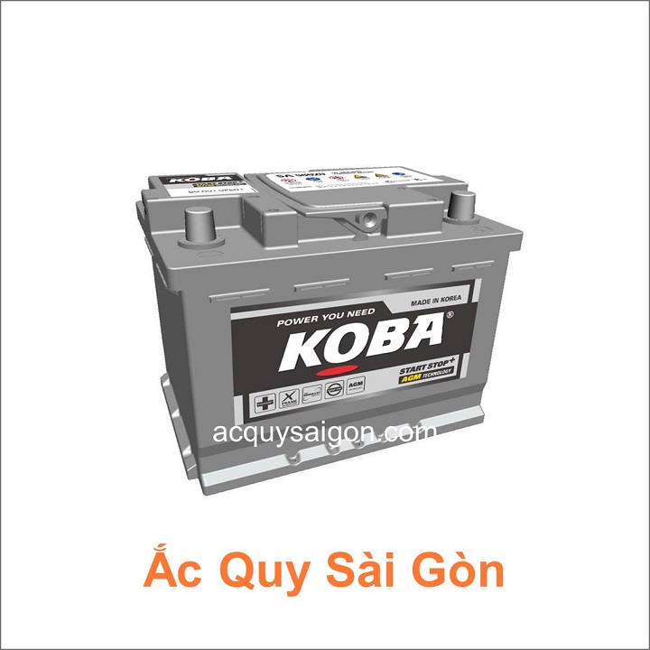 Ắc quy Koba 12V 60Ah AGM60 (56020)