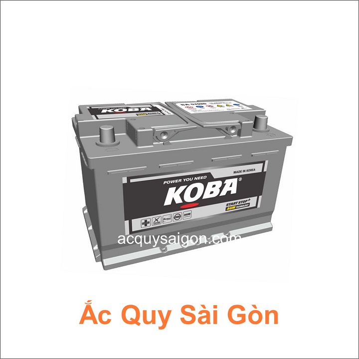 Ắc quy Koba 12V 70Ah AGM70 (57020)