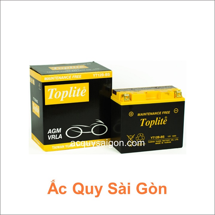 Bền bỉ có nghĩa là ắc quy miễn bảo trì YT12B-BS Toplite sẽ kéo dài tuổi thọ gấp 3 lần so với ắc quy truyền thống.