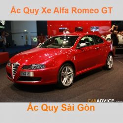 Bình ắc quy xe ô tô Alfa Romeo GT (2003 - 2010)