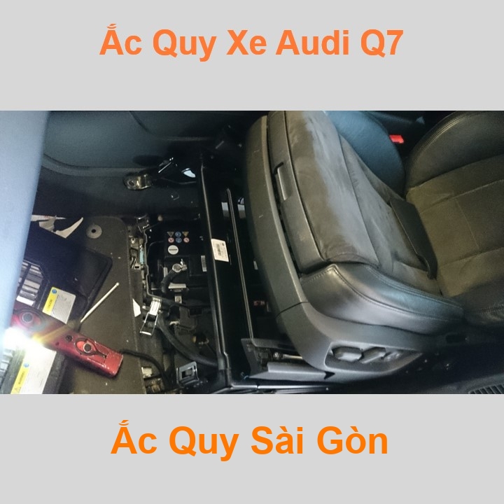 Bình ắc quy cho xe Audi Q7 có công suất tầm 105Ah, 110Ah, cọc chìm, với các mã bình ắc quy phổ biến như Din110, AGM105