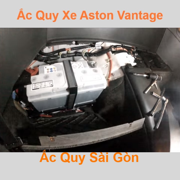 Bình ắc quy cho xe Aston Martin Vantage có công suất tầm 95Ah, 100Ah, cọc chìm, với các mã bình ắc quy phổ biến như Din100, AGM95