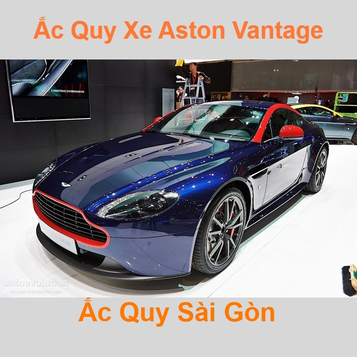 Bình ắc quy xe ô tô Aston Matin Vantage (từ 2006)