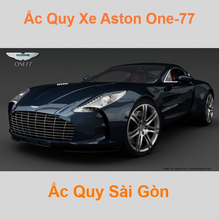 Bình ắc quy xe ô tô Aston Matin One-77 (2009 - 2012)