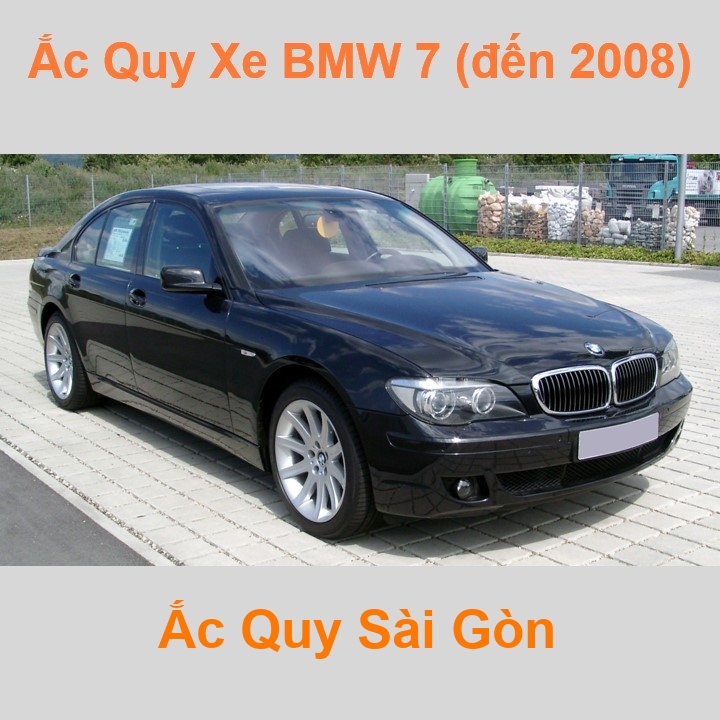 Bình ắc quy xe ô tô BMW 7 Series (đến 2008)