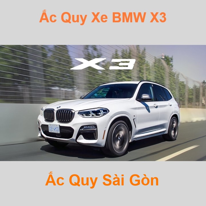 Bình ắc quy xe ô tô BMW X3 (từ 2003)