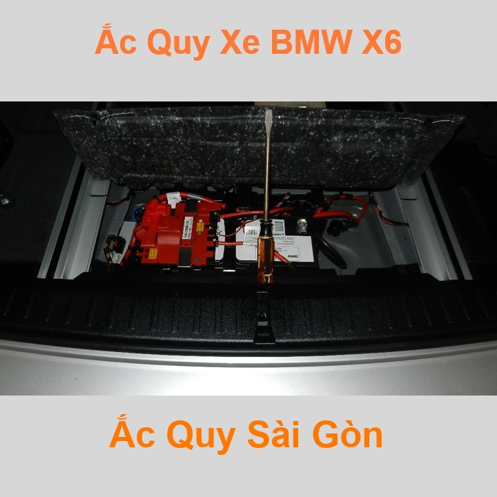 Bình ắc quy cho xe BMW X6 có công suất tầm 95Ah, 100Ah, cọc chìm, với các mã bình ắc quy phổ biến như Din100, AGM95