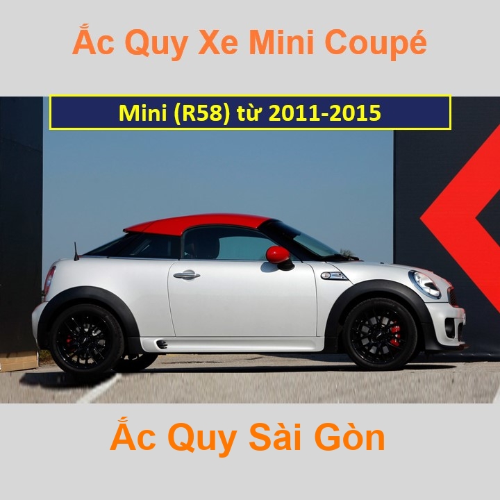 Bình ắc quy xe ô tô Mini Coupé R58 (2011 - 2015)