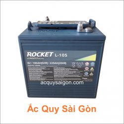 Ắc quy xe điện Rocket 6V 225Ah L-105