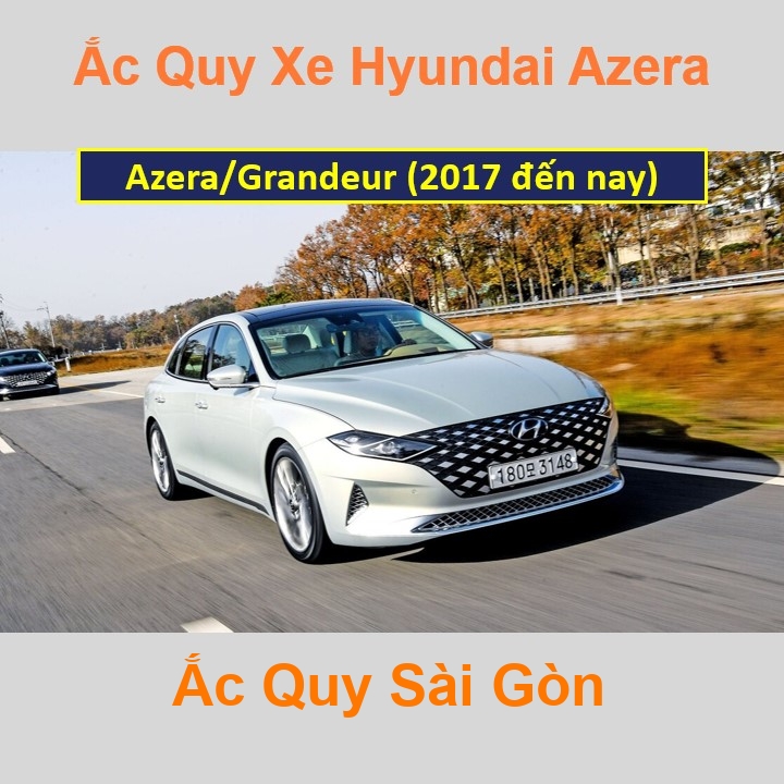 Bình ắc quy xe ô tô Hyundai Azera / Grandeur IG (từ 2017)