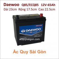 Ắc quy Daewoo 12V 65Ah Q85/ECQ85