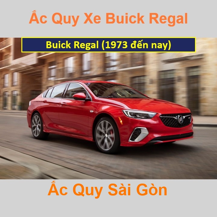 Bình ắc quy xe ô tô Buick Regal (từ 2008)