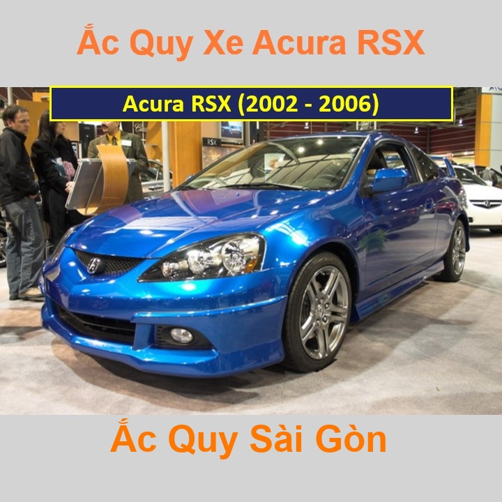 Bình ắc quy xe ô tô Acura Coupe RSX (2002 - 2006)