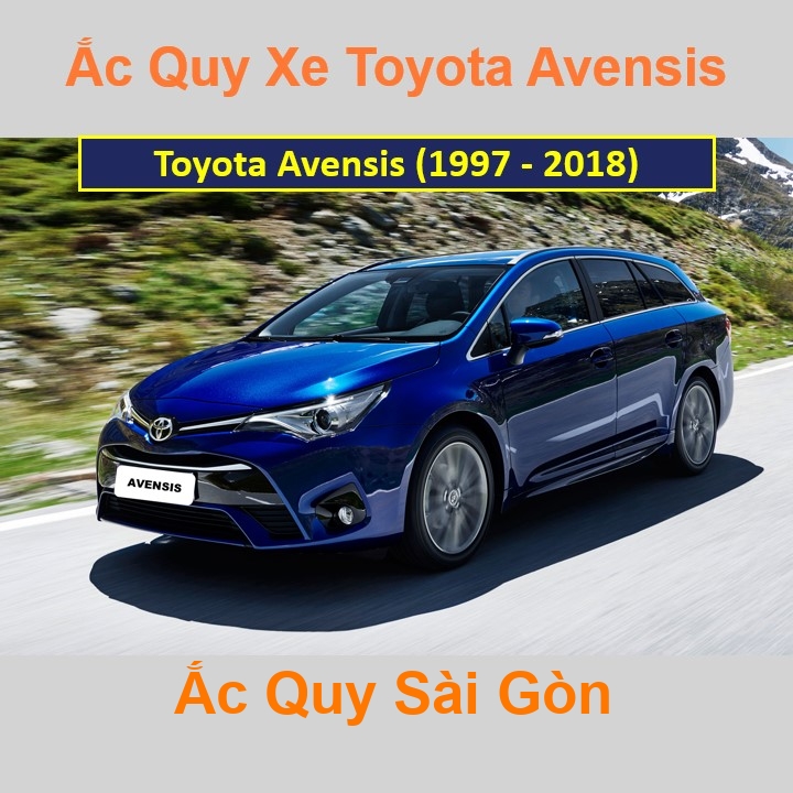 Bình ắc quy xe ô tô Toyota Avensis (1997 - 2018)