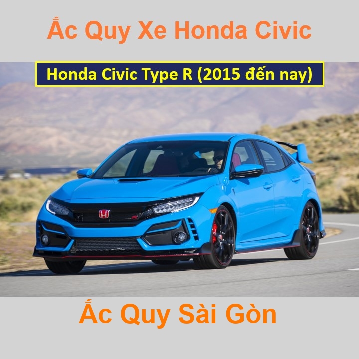 Bình ắc quy xe ô tô Honda Civic Type R (từ 2015)