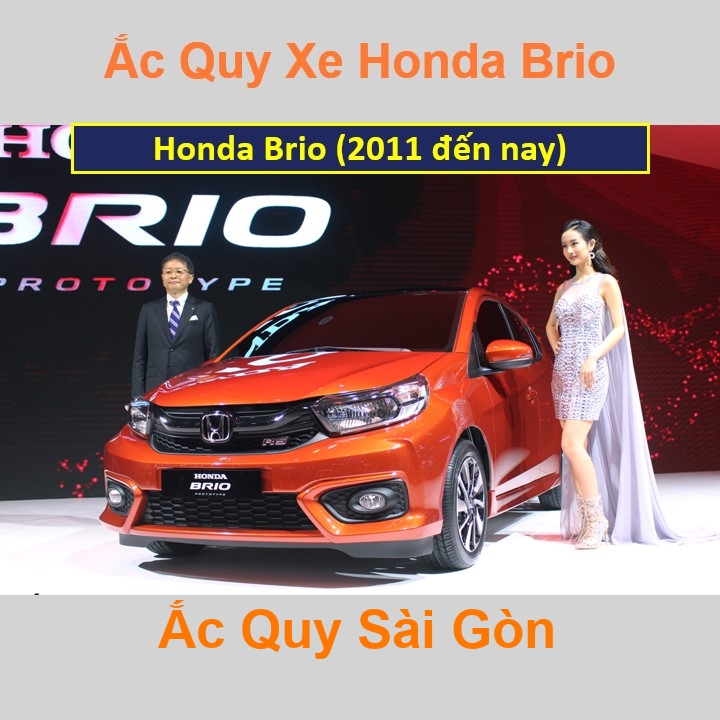 Bình ắc quy xe ô tô Honda Brio (từ 2011)