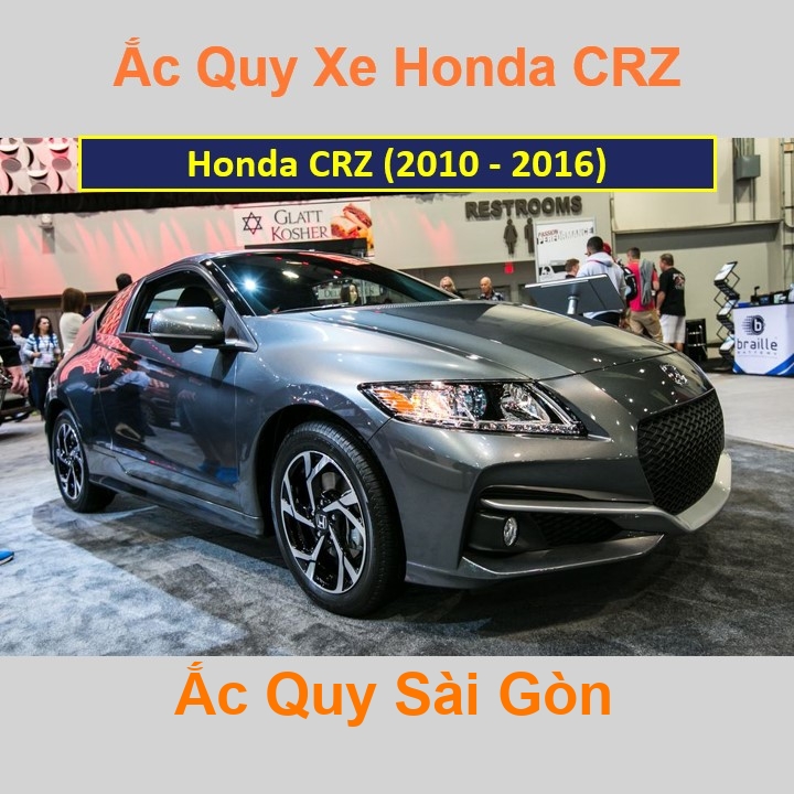 Bình ắc quy xe ô tô Honda CRZ (2010 - 2016)